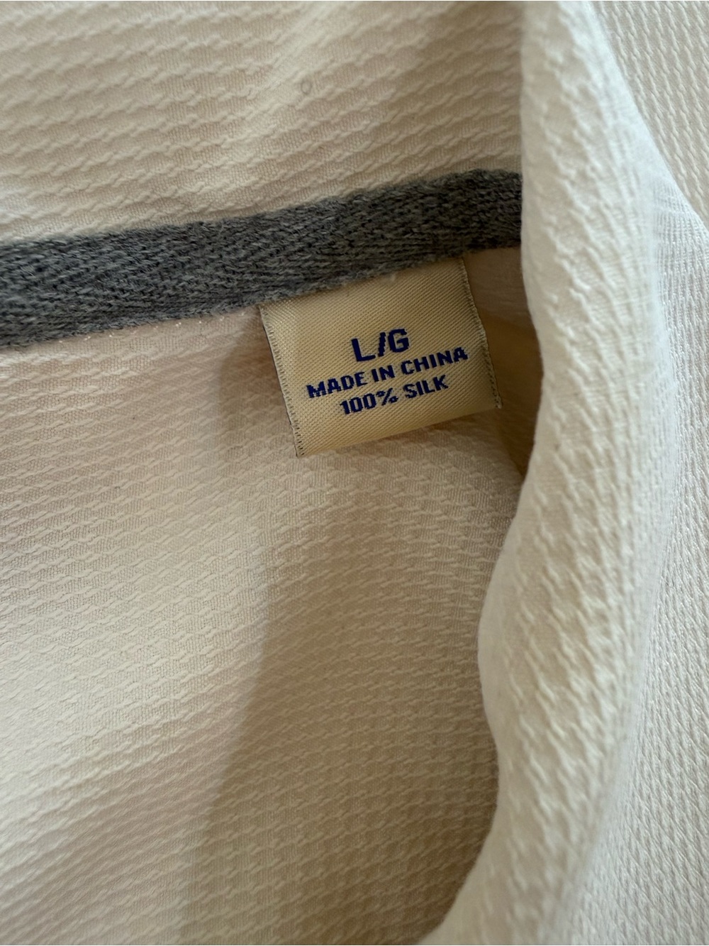Tommy Bahama Cream Sort Sleeve Shirt
